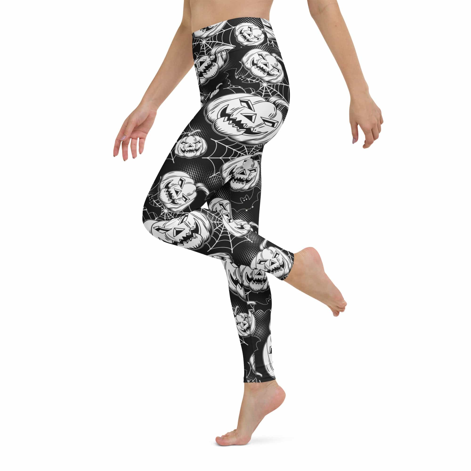 Halloween Haunted Harvest Yoga Leggings