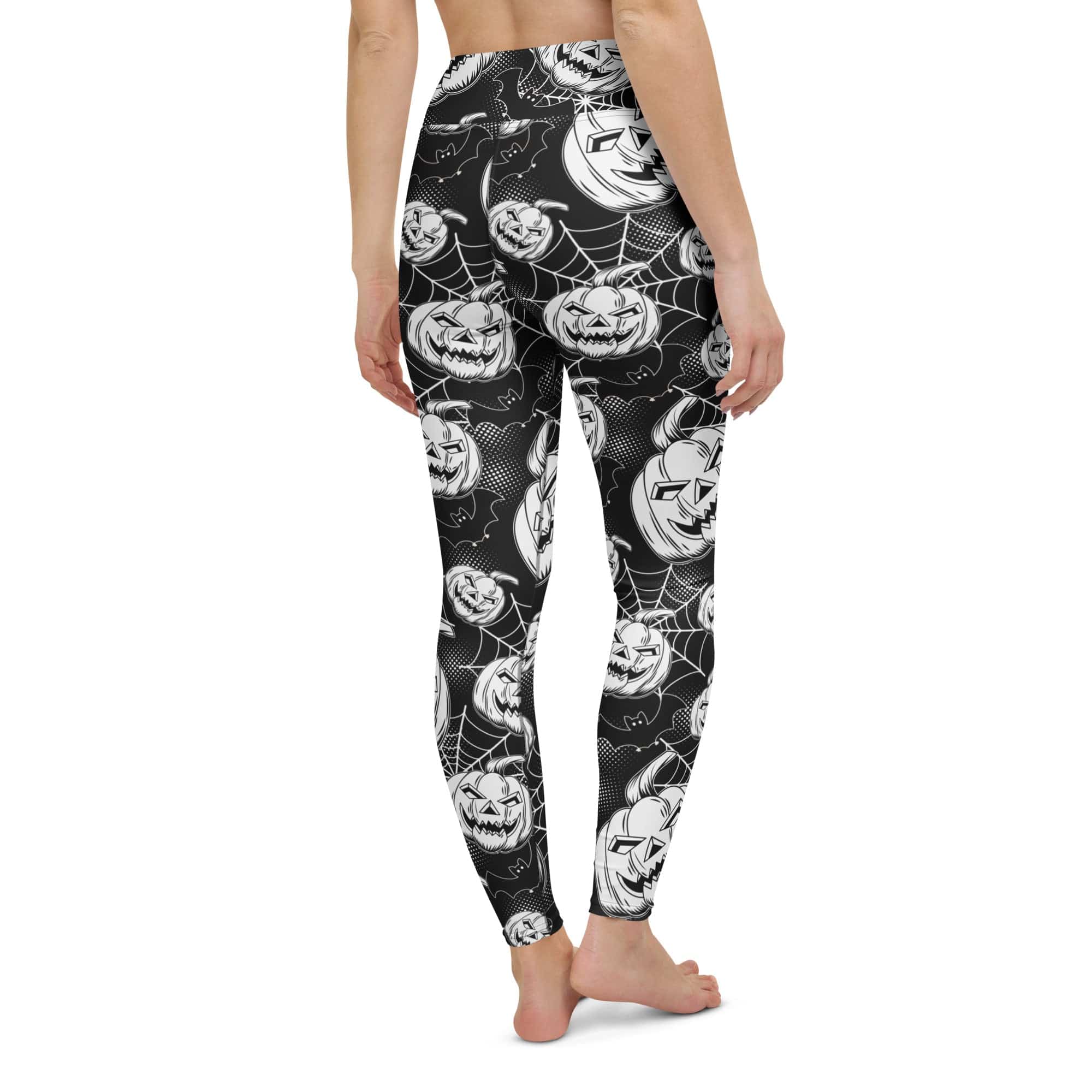 Halloween Haunted Harvest Yoga Leggings