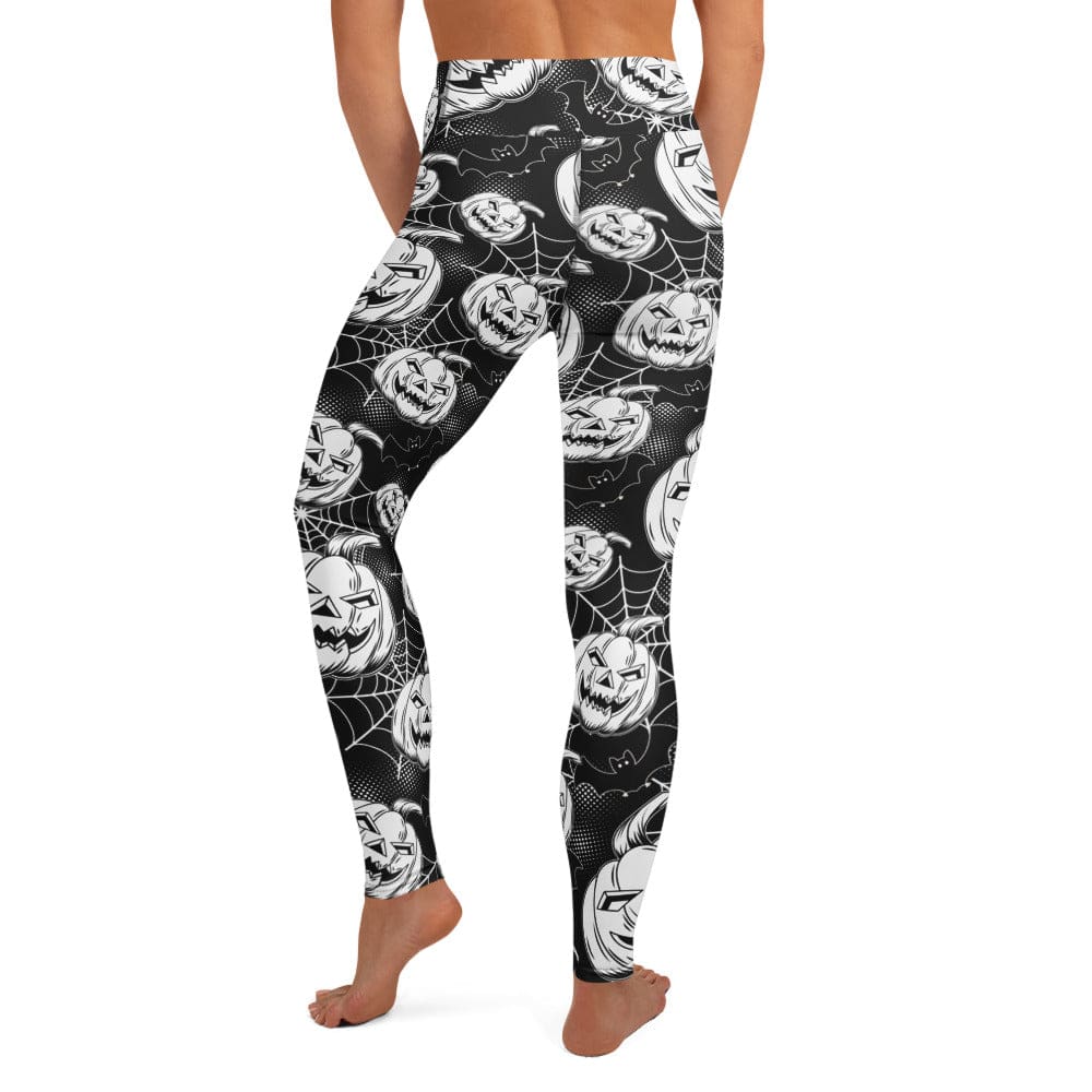Halloween Haunted Harvest Yoga Leggings