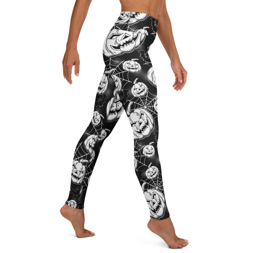 Halloween Haunted Harvest Yoga Leggings