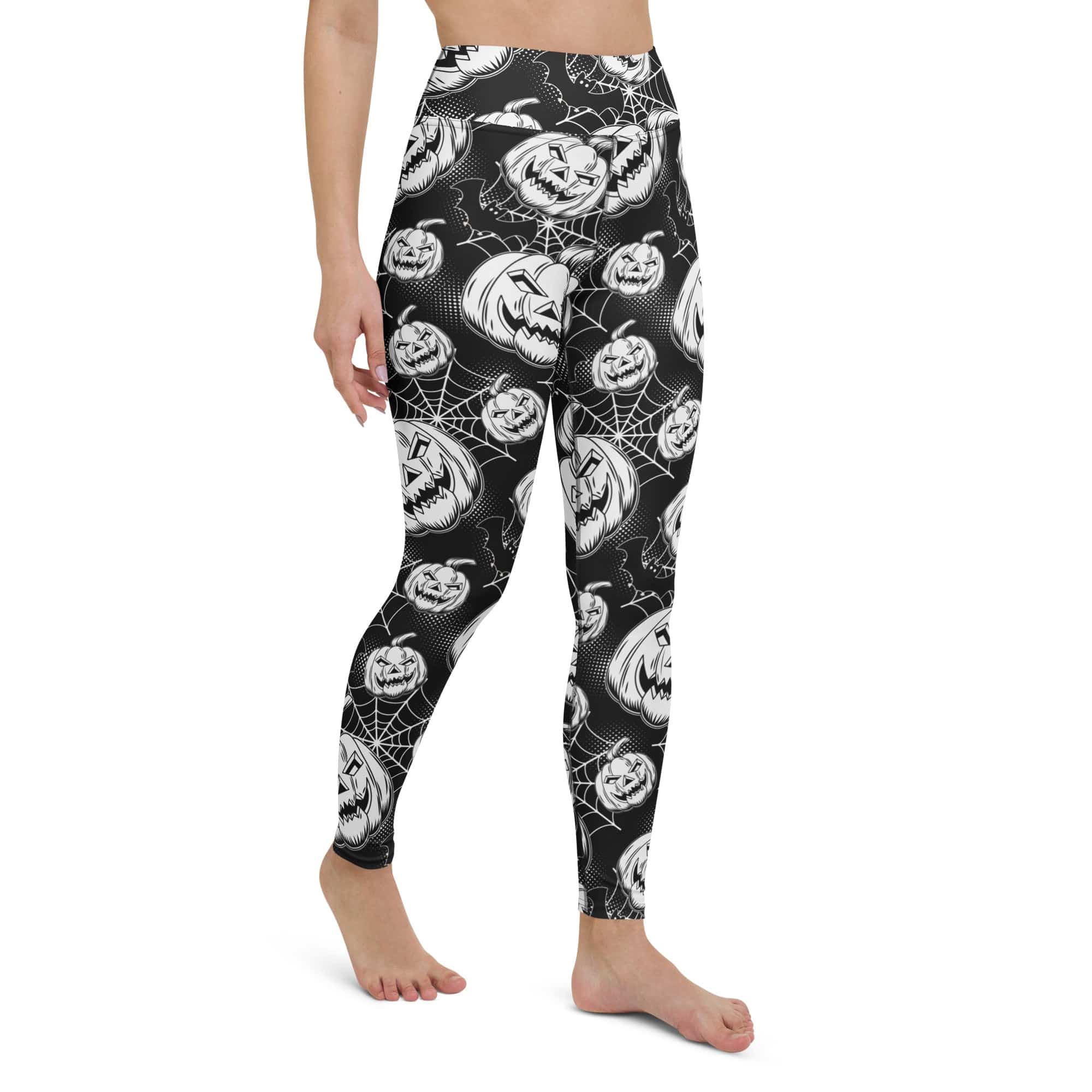 Halloween Haunted Harvest Yoga Leggings