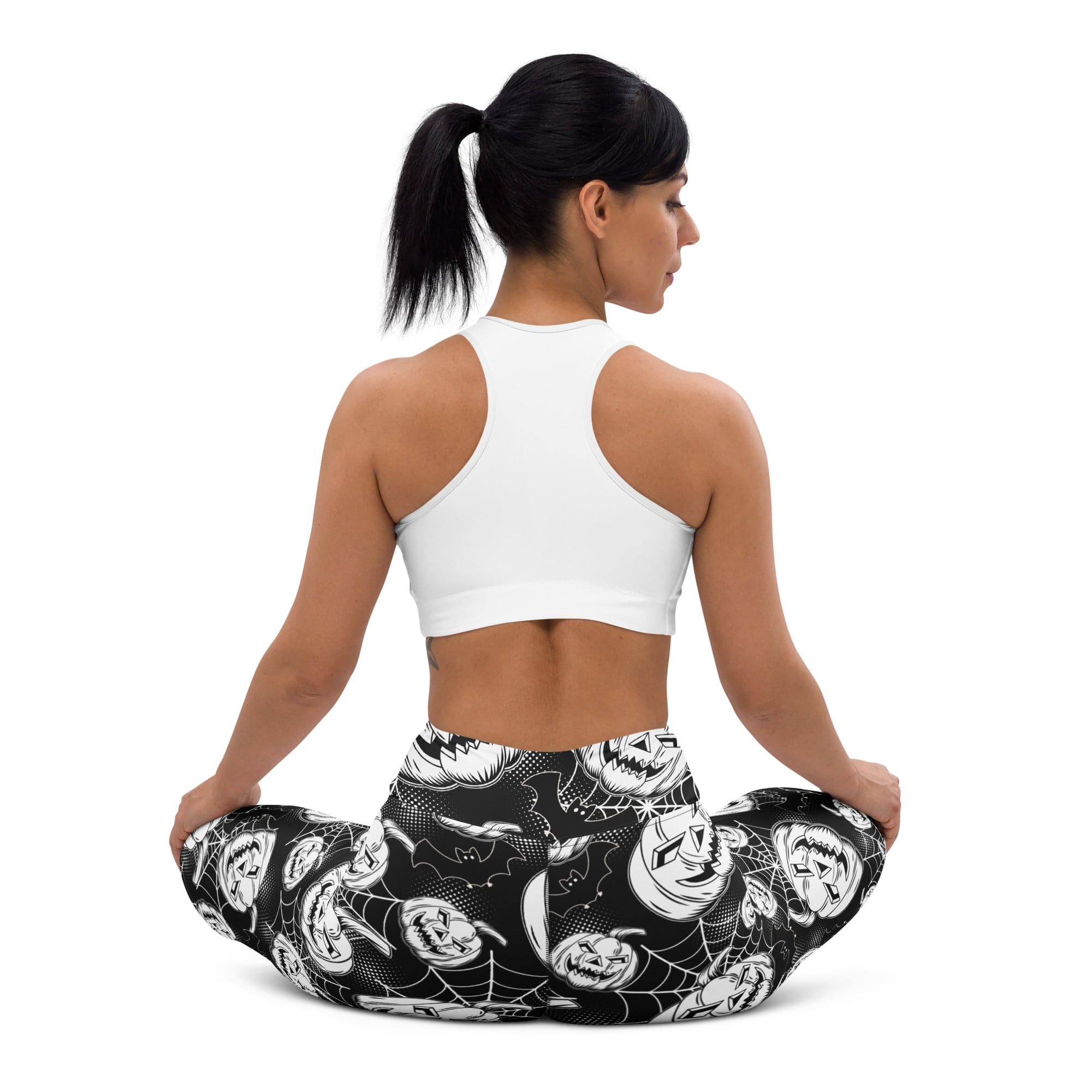 Halloween Haunted Harvest Yoga Leggings