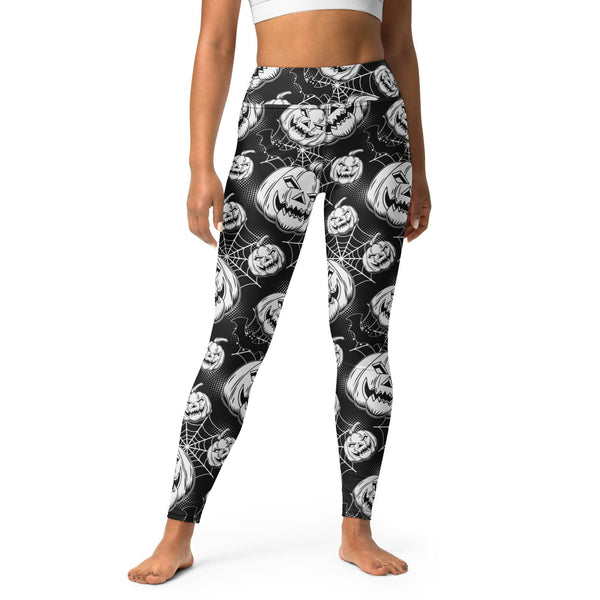 Halloween Haunted Harvest Yoga Leggings