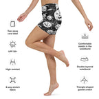 Halloween Haunted Harvest Yoga Shorts