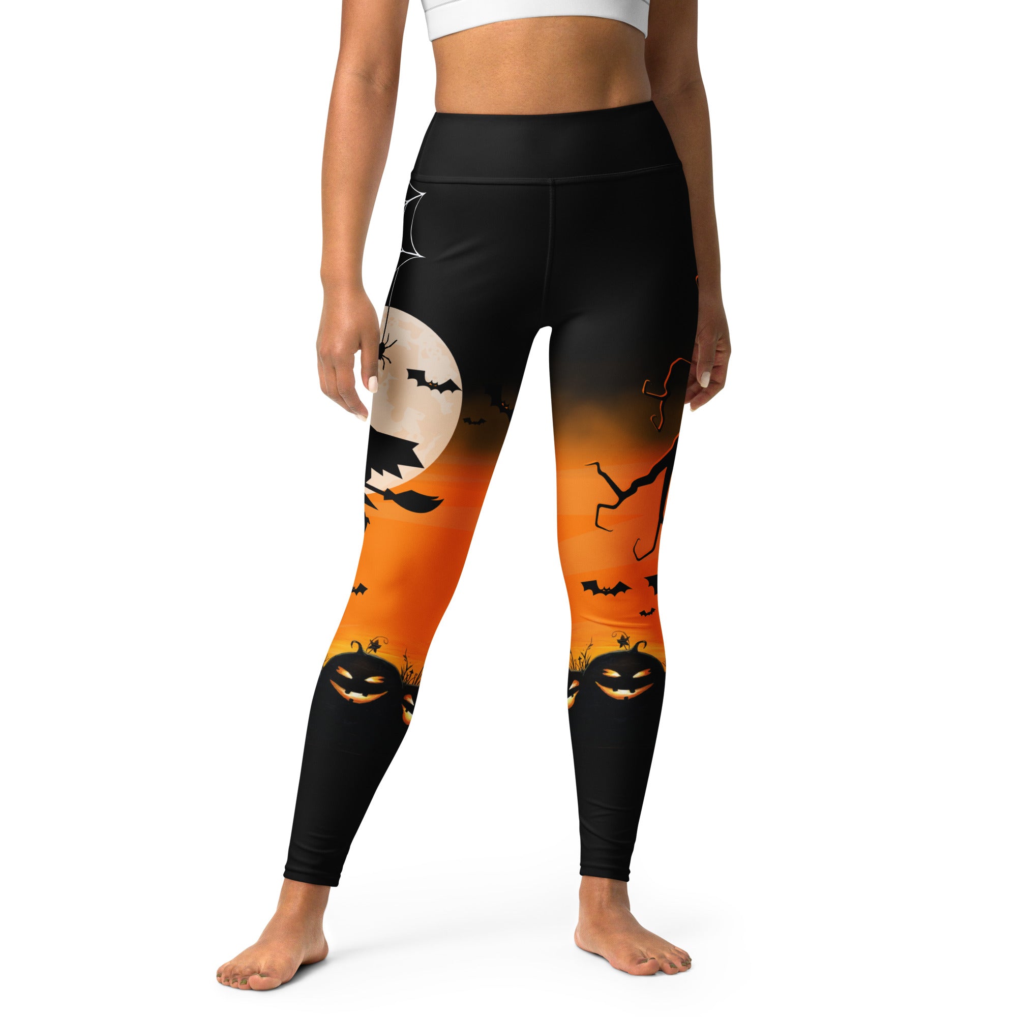 Halloween Night Yoga Leggings