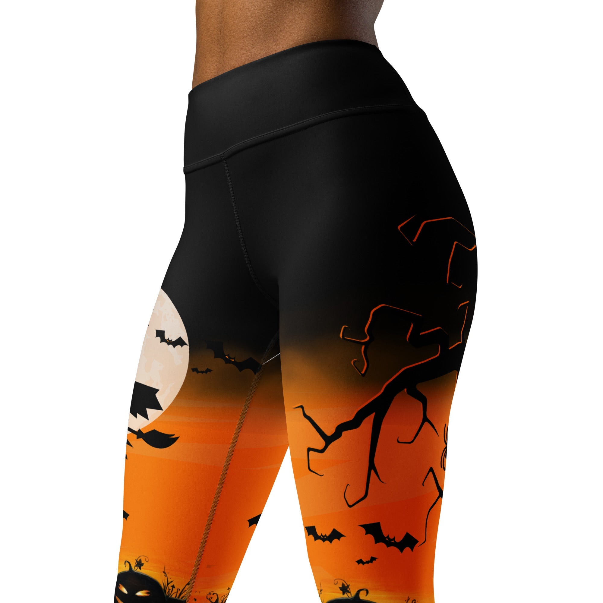 Halloween Night Yoga Leggings