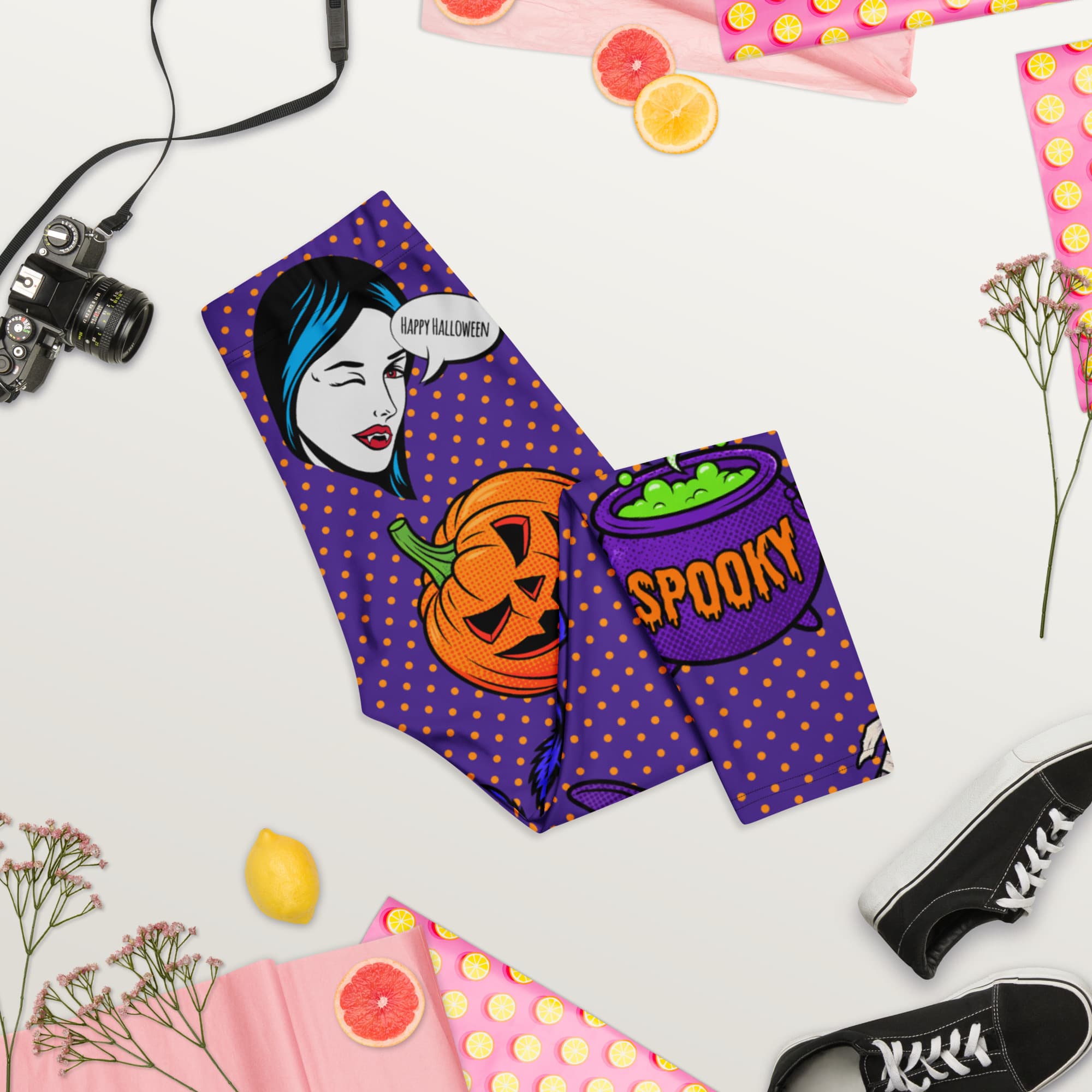 Halloween Pop Art Capris