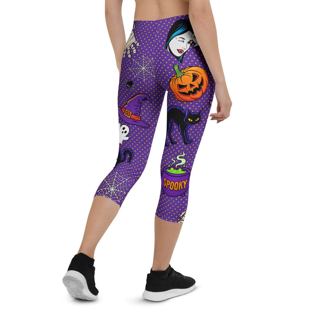 Halloween Pop Art Capris