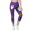 Halloween Pop Art Crossover Leggings With Pockets