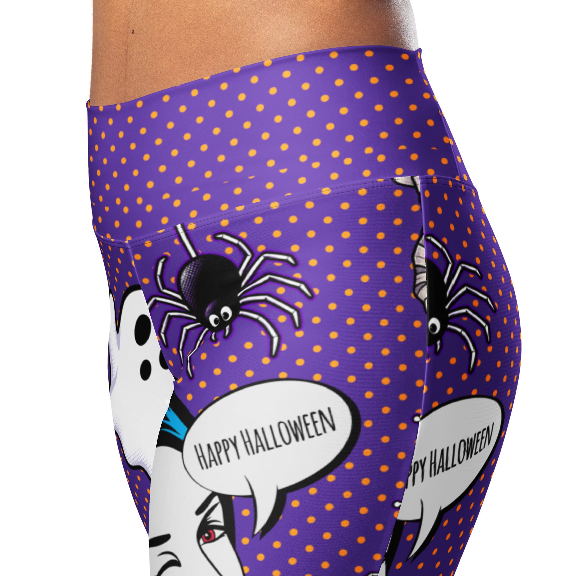 Halloween Pop Art Flare Leggings
