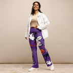 Halloween Pop Art Flare Leggings