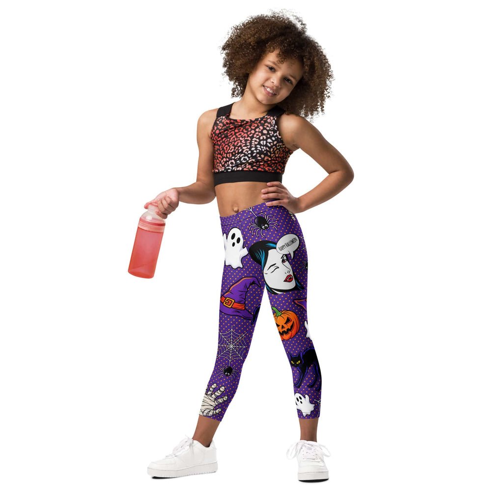 Halloween Pop Art Kid's Leggings