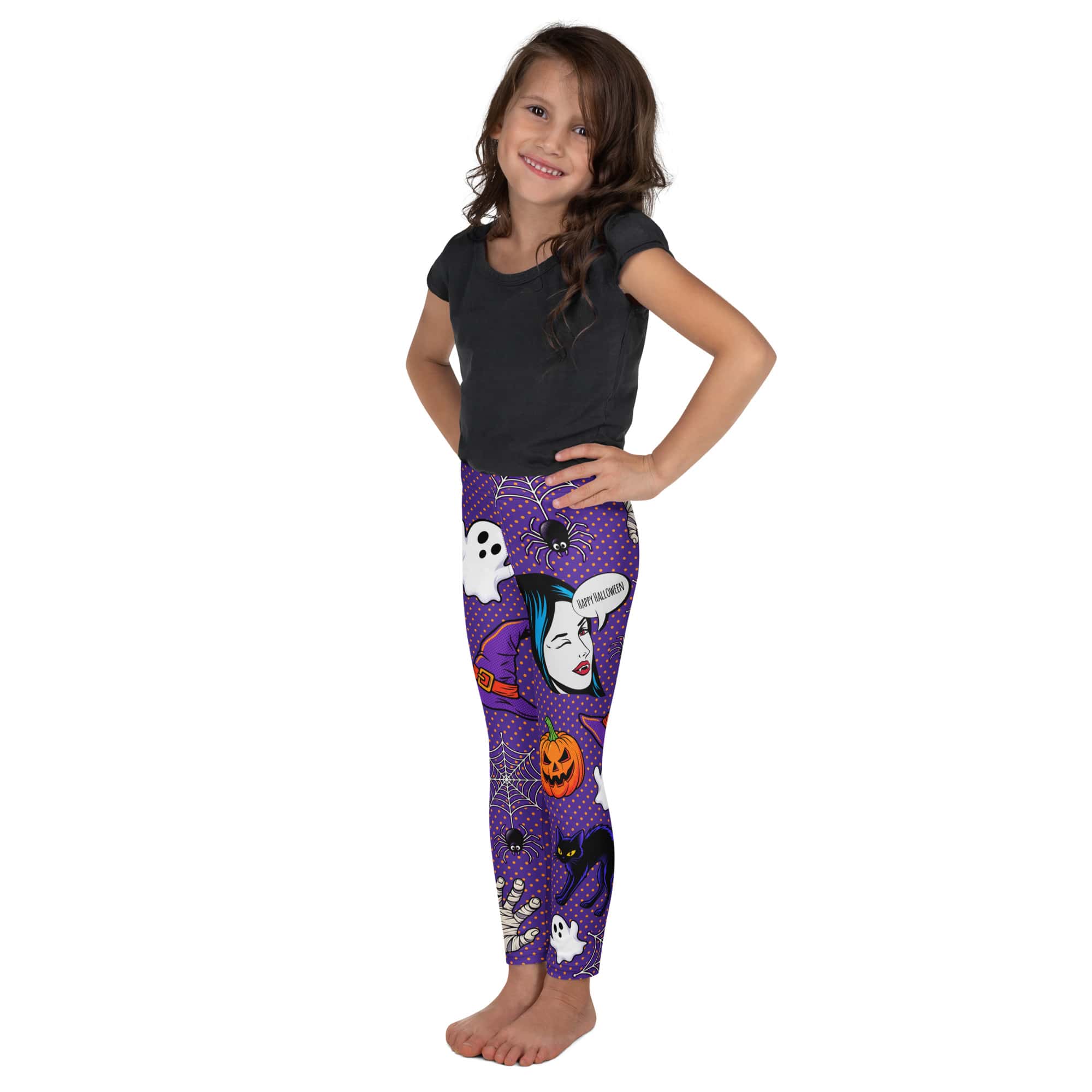 Halloween Pop Art Kid's Leggings