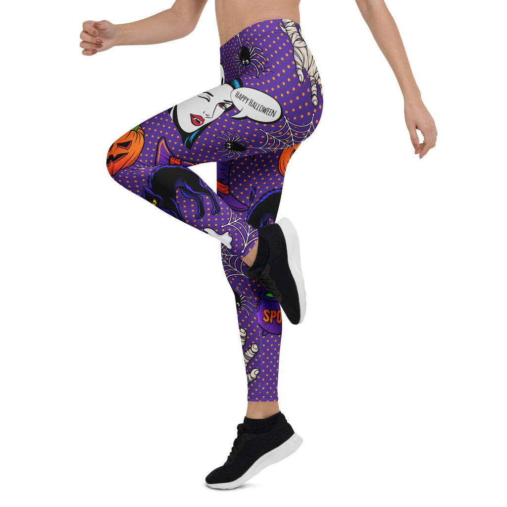 Halloween Pop Art Leggings