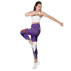Halloween Pop Art Leggings With Pockets