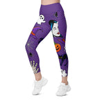 Halloween Pop Art Leggings With Pockets