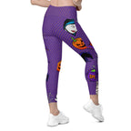 Halloween Pop Art Leggings With Pockets
