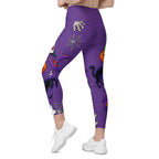 Halloween Pop Art Leggings With Pockets