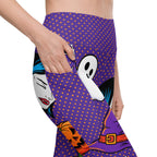 Halloween Pop Art Leggings With Pockets