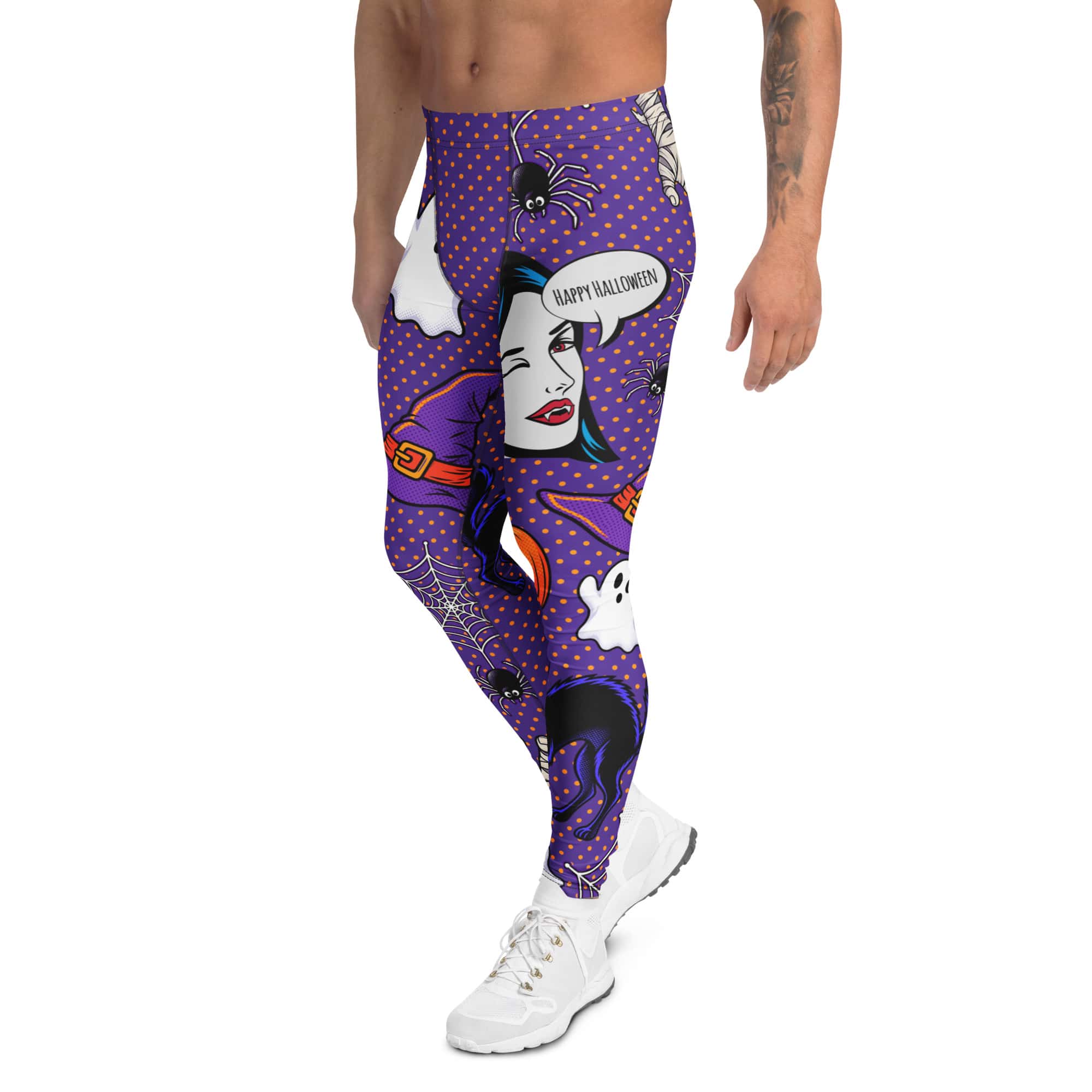 Halloween Pop Art Men's Leggings