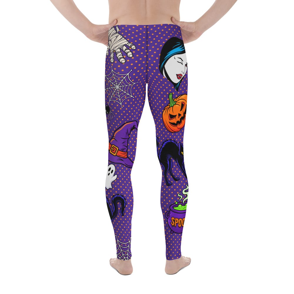 Halloween Pop Art Men's Leggings
