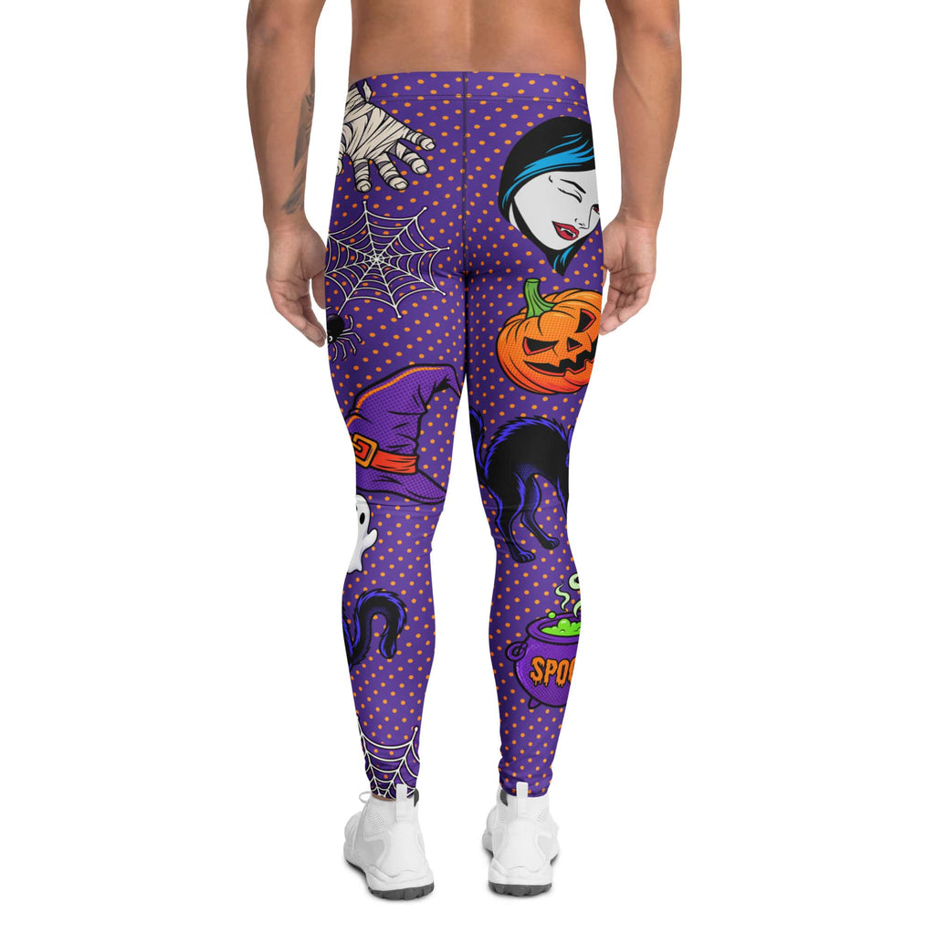 Halloween Pop Art Men's Leggings