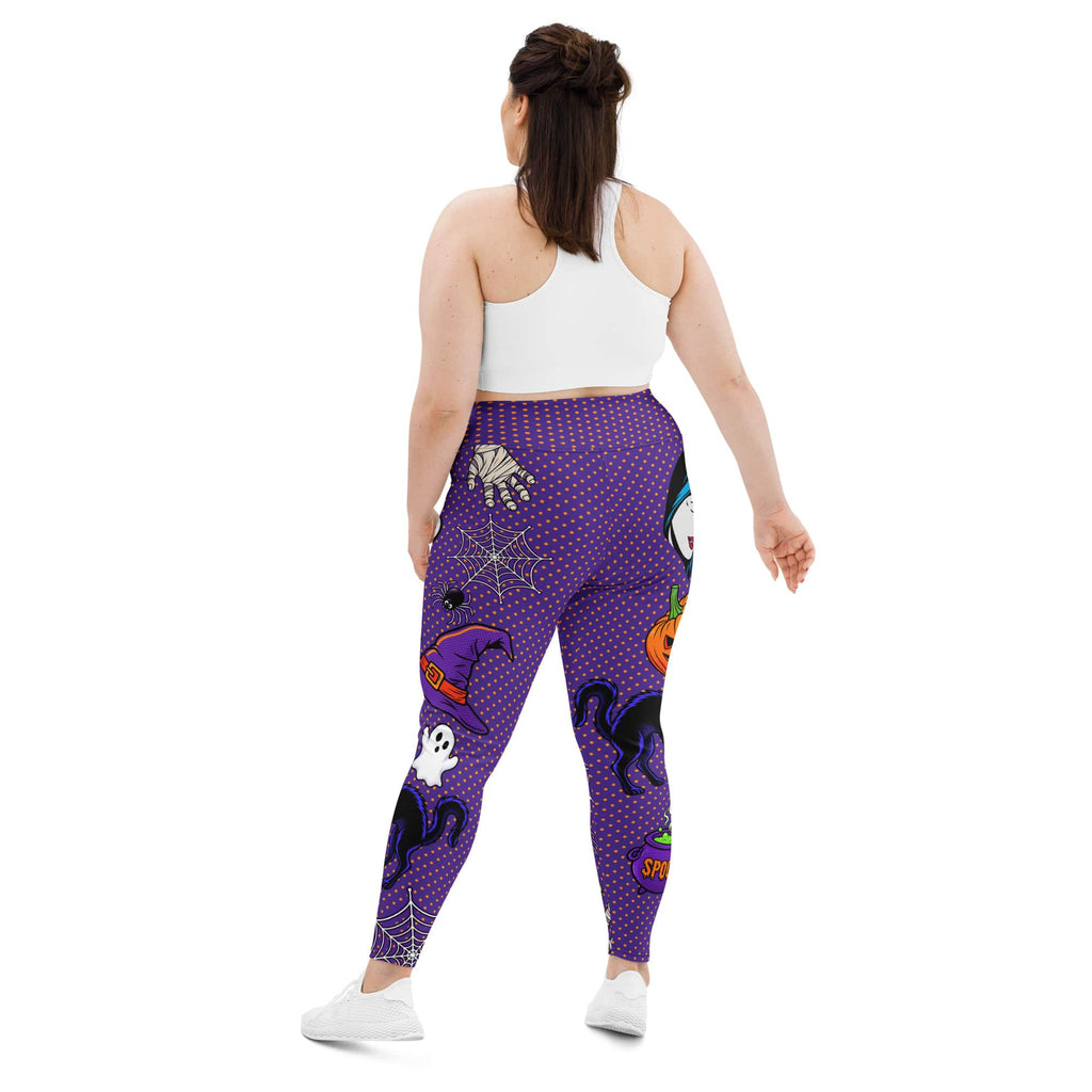 Halloween Pop Art Plus Size Leggings