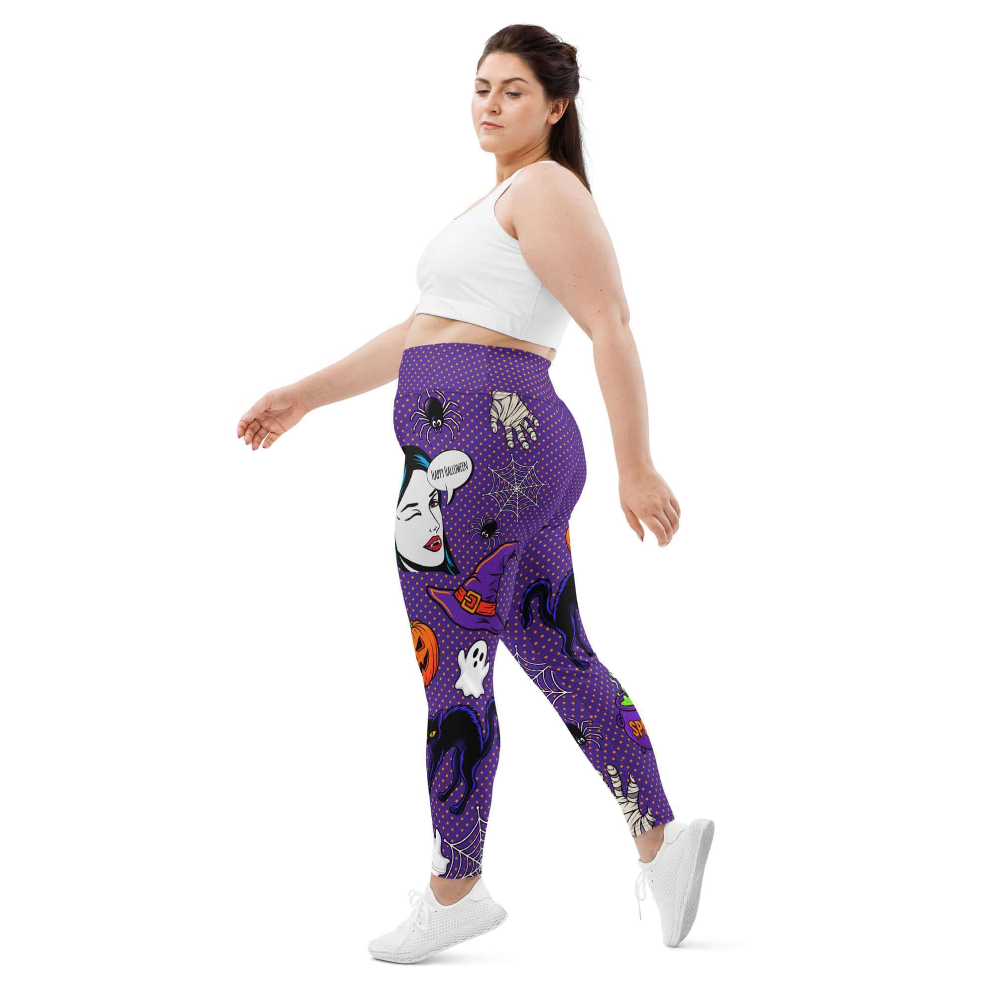 Halloween Pop Art Plus Size Leggings