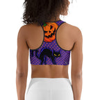 Halloween Pop Art Sports Bra
