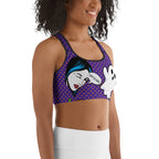 Halloween Pop Art Sports Bra
