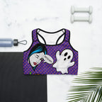Halloween Pop Art Sports Bra
