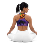 Halloween Pop Art Sports Bra