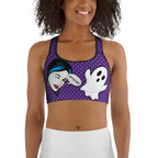 Halloween Pop Art Sports Bra