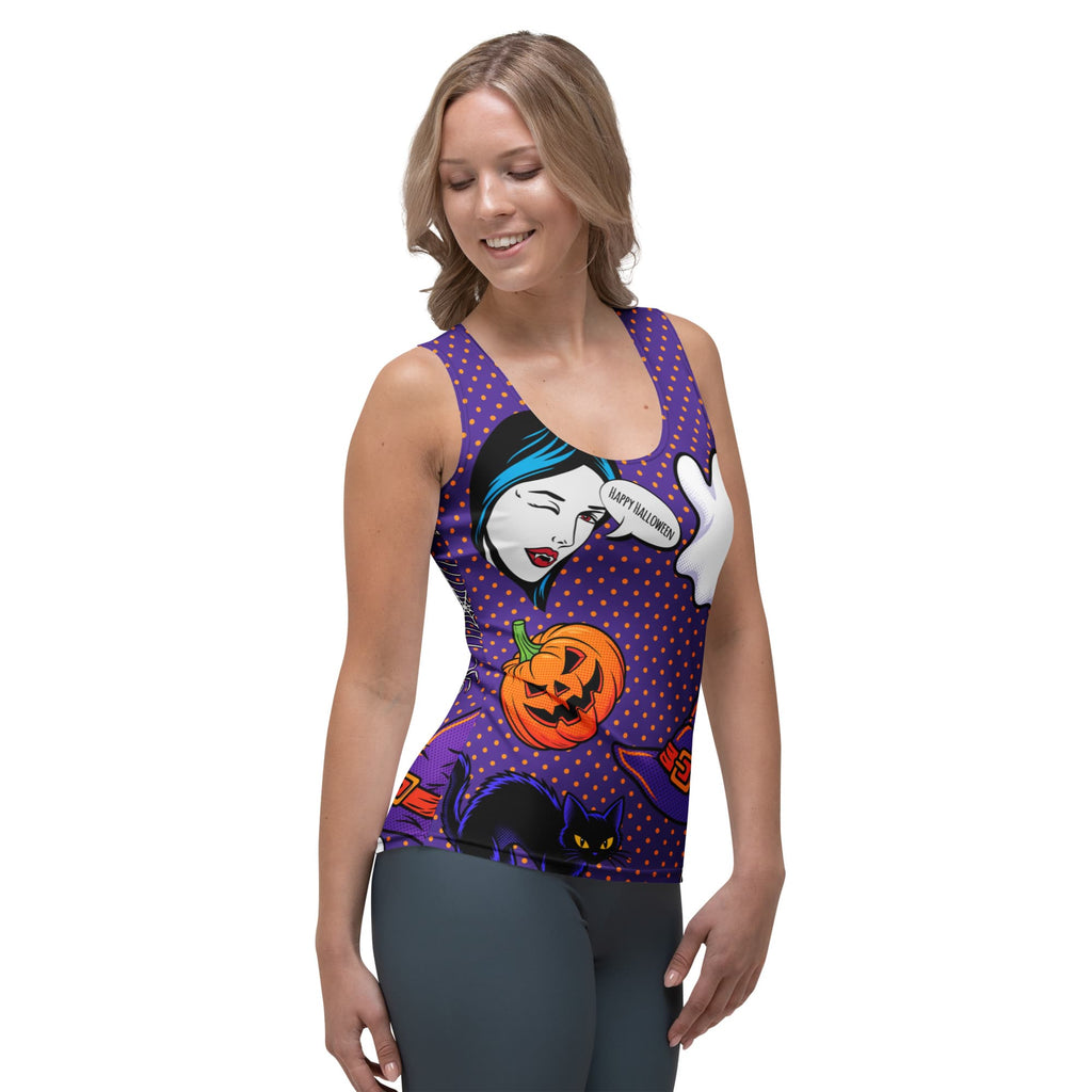 Halloween Pop Art Tank Top