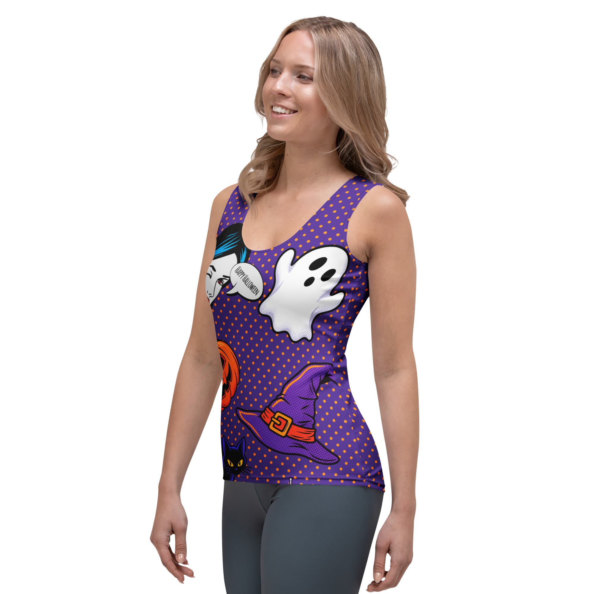 Halloween Pop Art Tank Top