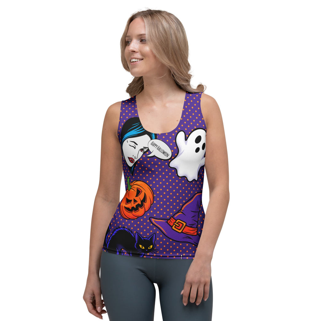 Halloween Pop Art Tank Top