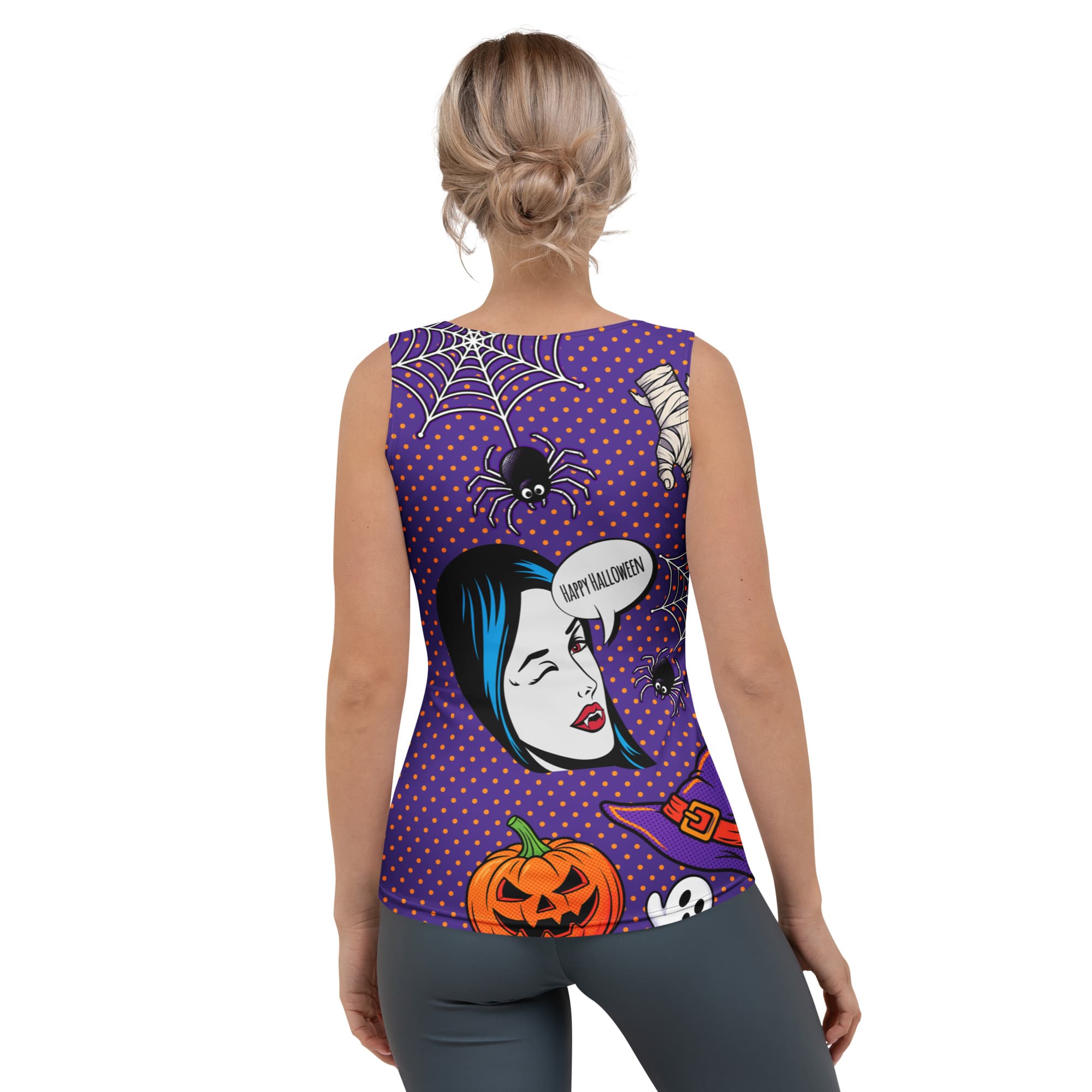 Halloween Pop Art Tank Top
