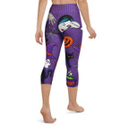 Halloween Pop Art Yoga Capris