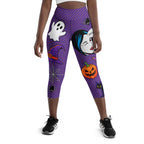 Halloween Pop Art Yoga Capris