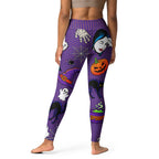 Halloween Pop Art Yoga Leggings