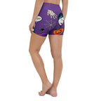 Halloween Pop Art Yoga Shorts