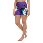 Halloween Pop Art Yoga Shorts