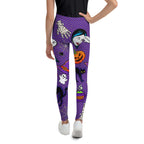 Halloween Pop Art Youth Leggings