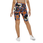 Halloween Print Biker Shorts