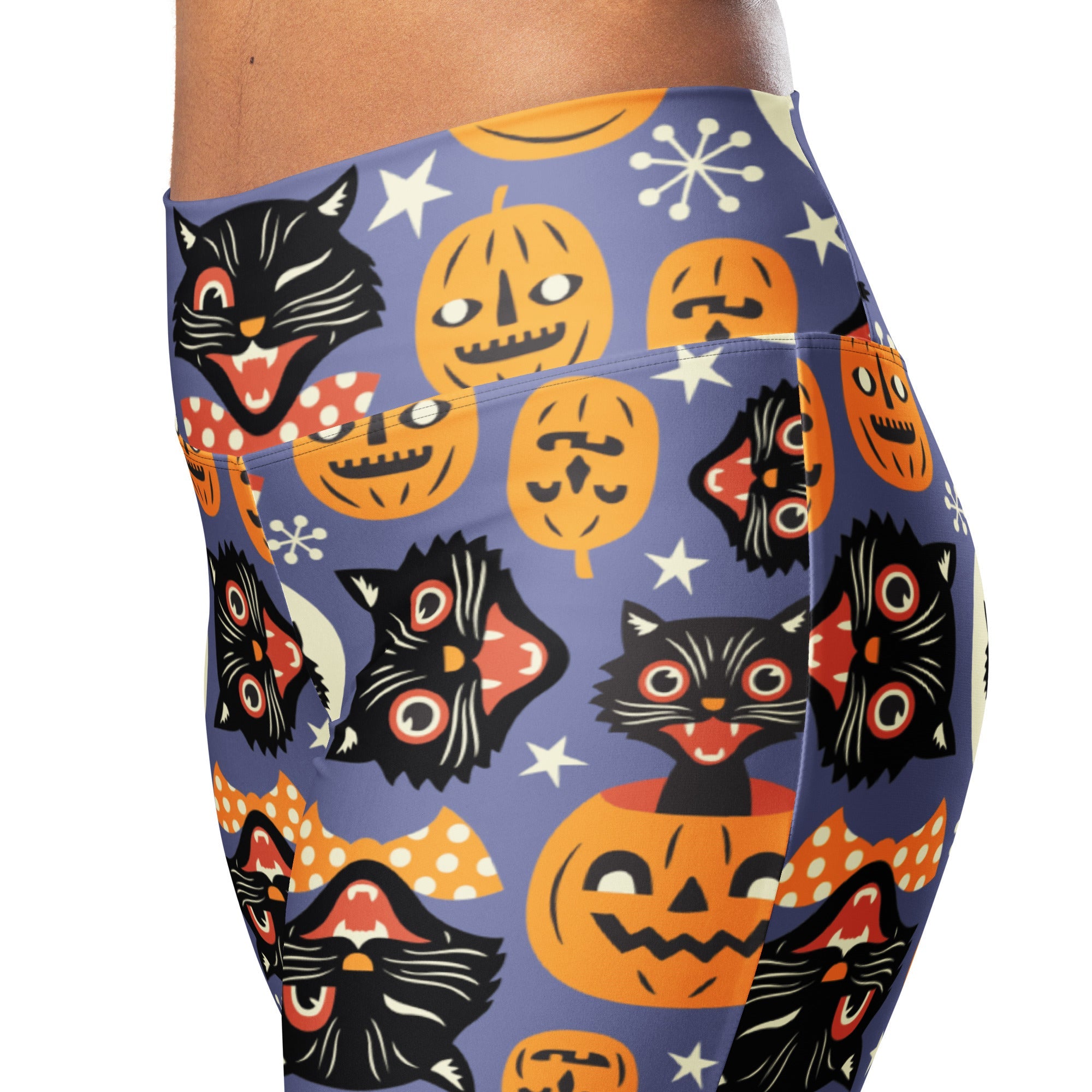 Halloween Print Flare Leggings