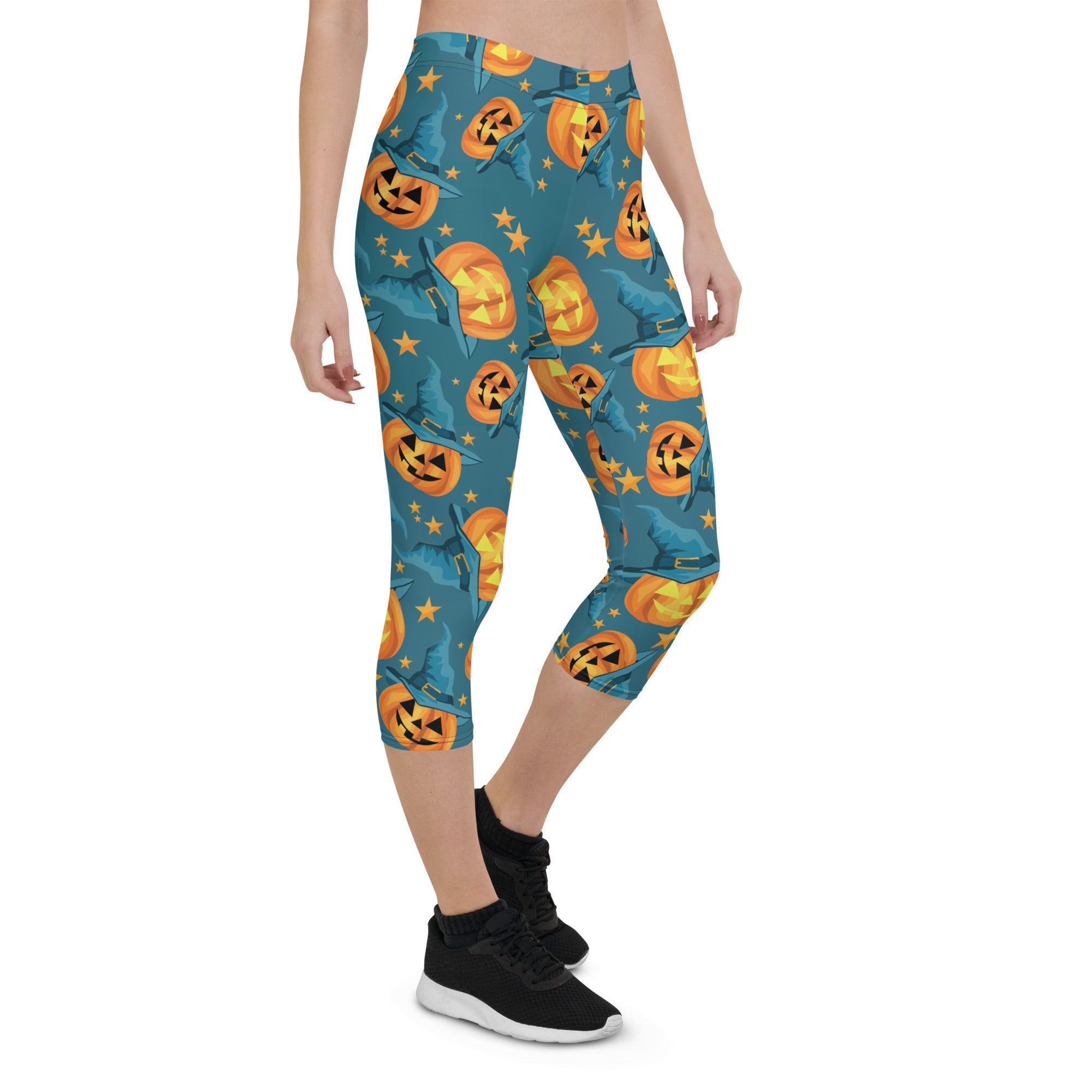 Halloween Pumpkin Capris