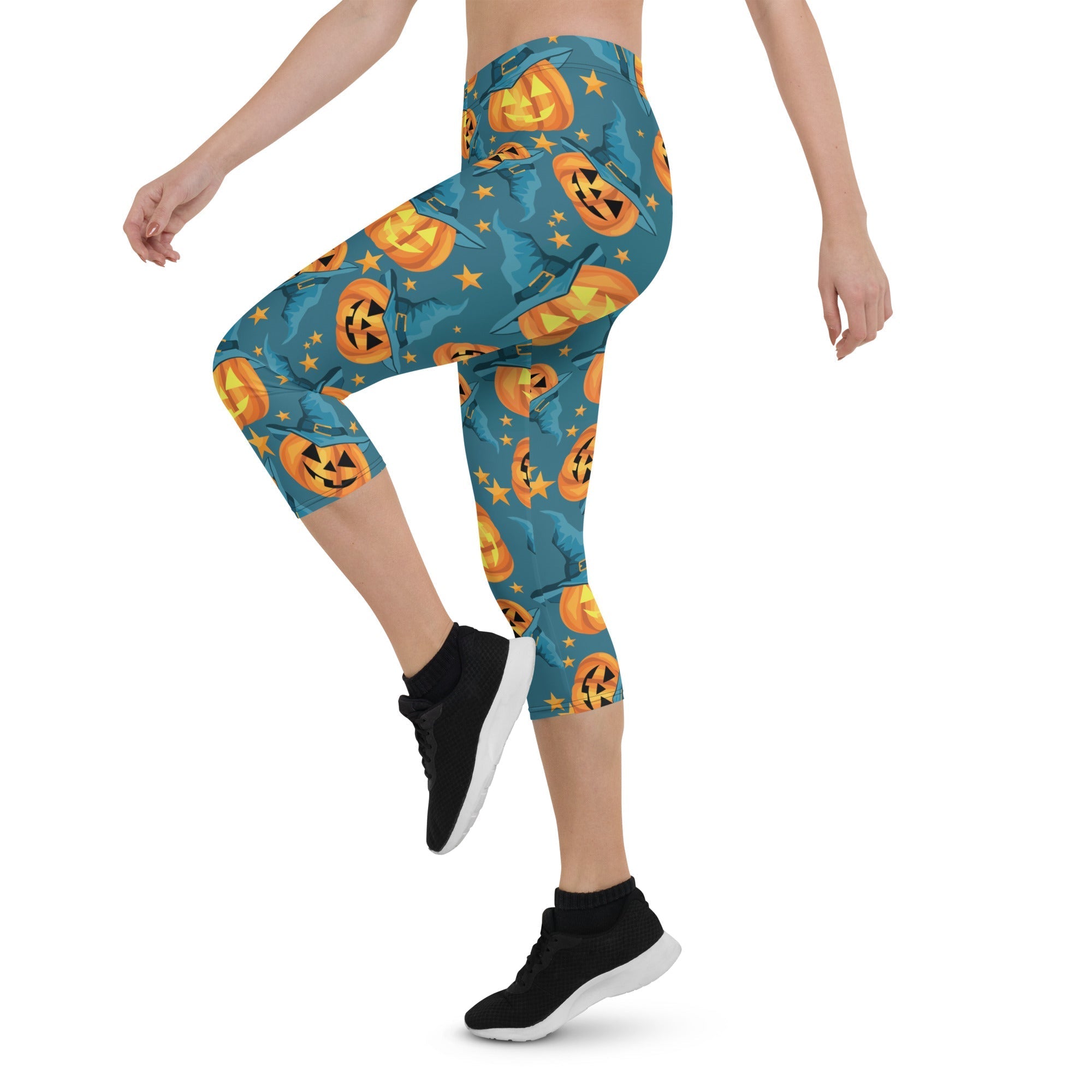 Halloween Pumpkin Capris