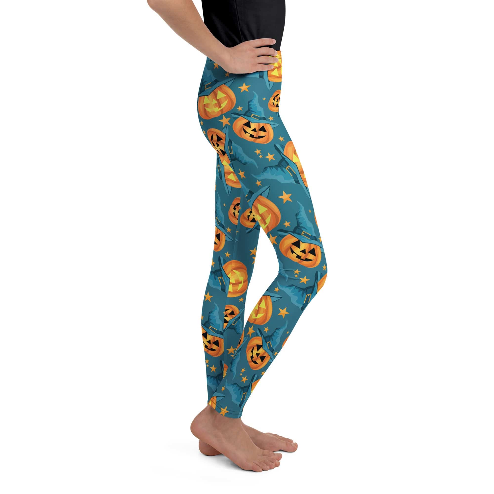 Halloween Pumpkin Youth Leggings