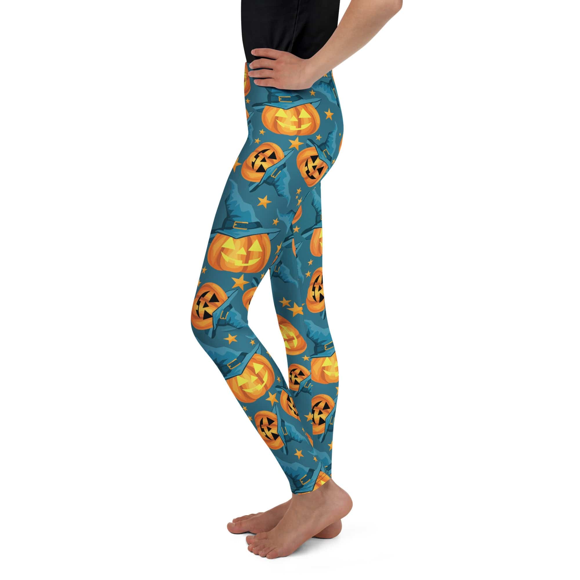 Halloween Pumpkin Youth Leggings