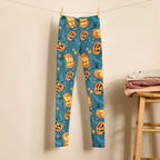 Halloween Pumpkin Youth Leggings